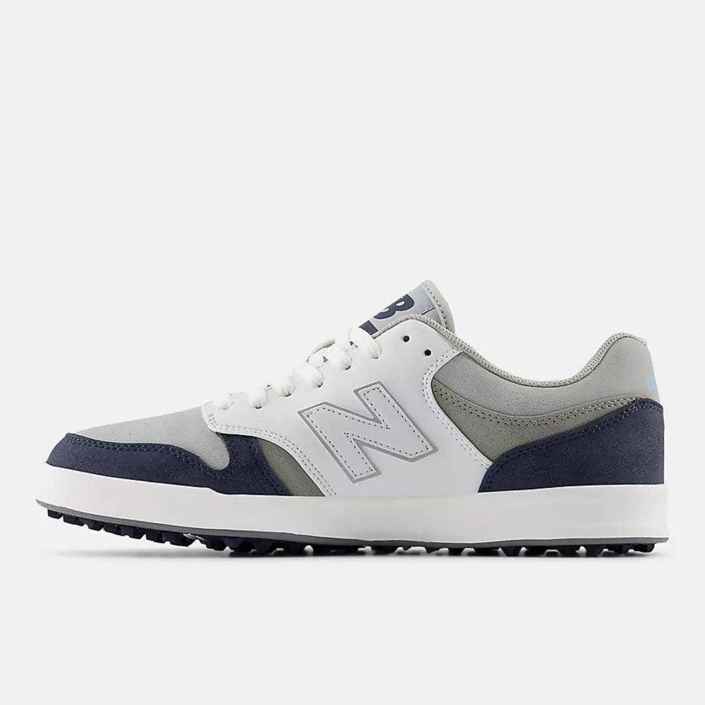 New Balance 480 Golf SL Shoes Mens 10.5 White Navy Spikeless Waterproof MG480WN